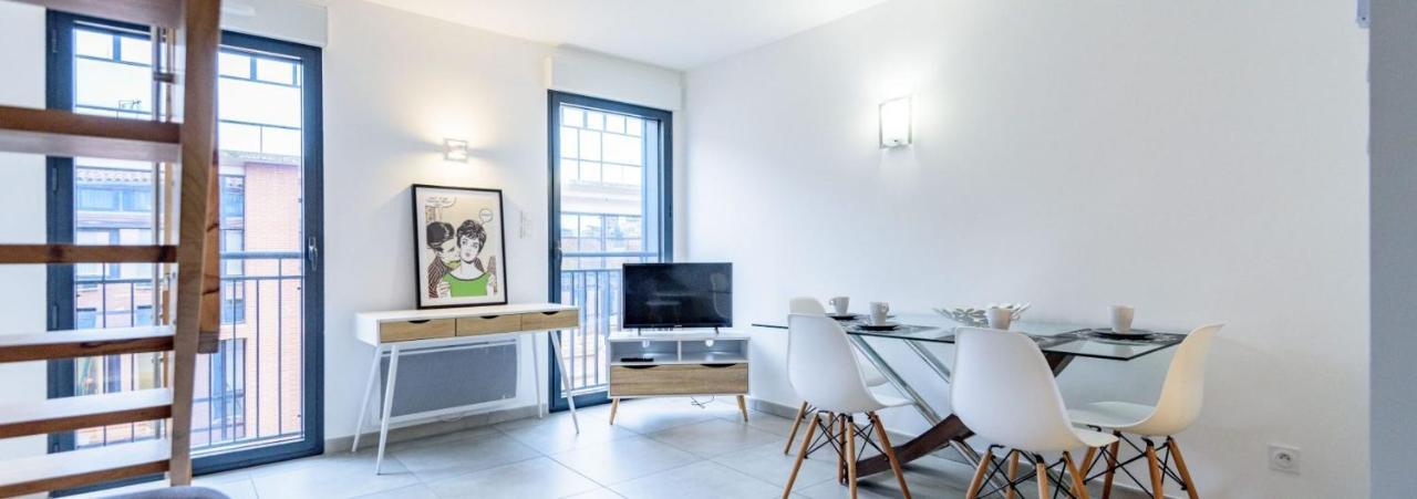 302 - Appartement Duplex Moderne - Jeanne D'Arc, Toulouse Dış mekan fotoğraf